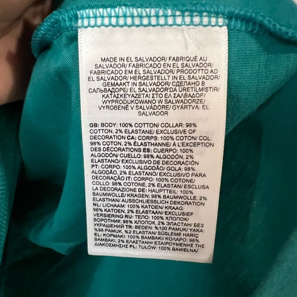 THE NORTH FACE Mens Standard Short Sleeve Pocket T-Shirt teal green size S EUC - Picture 8 of 11